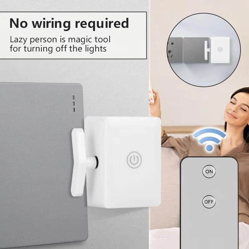 Automatic Button Pusher Wireless Home Controller Remote Switch Tool Intelligent USB Rechargeable Lazy Remote Control Light Off