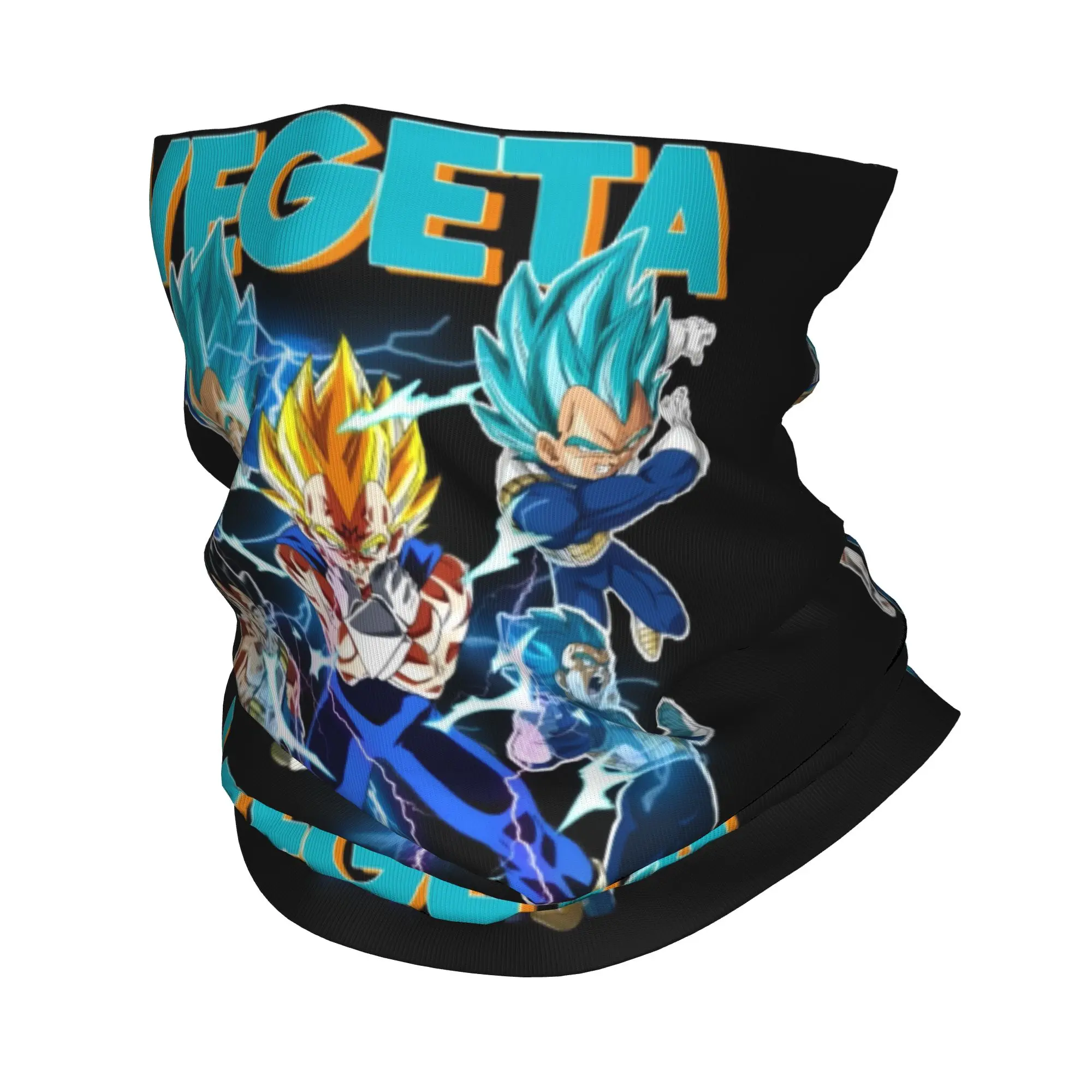 D-Dragon B-Ball  Cartoon Vegeta  Winter Headband Neck Warmer Women Men Ski Cycling Tube Scarf Anime Japane  Face Bandana Gaiter