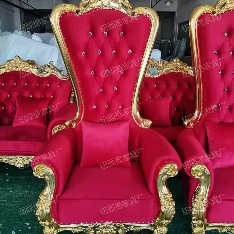 for European Classical Style Queen King Chair for Live Streaming Host Influencer Promotion Internet Celebrity Same Design Hot