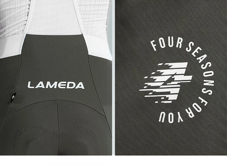 LAMEDA Radfahren Trägerhose Herren Rennrad Shorts Langstrecken Pad Reithose Professionelle Radfahren Shorts Sommer Fahrrad Kleidung – Detail 12