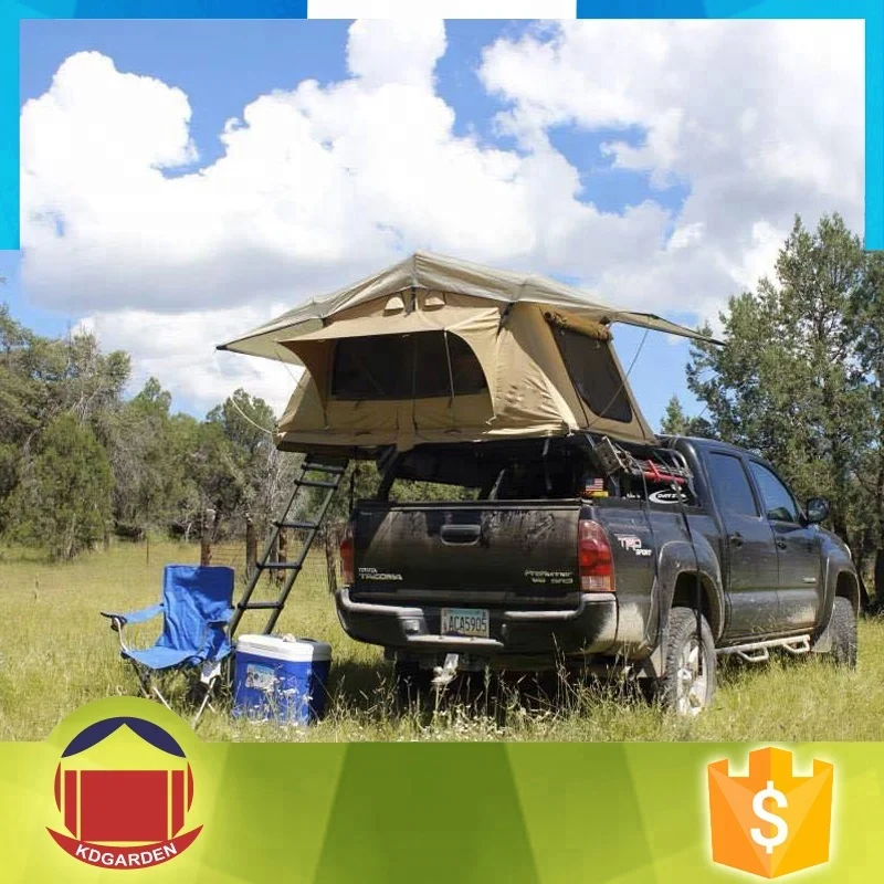 Soft Truck Camping Roof Top Tent For 3-4 Person Custom