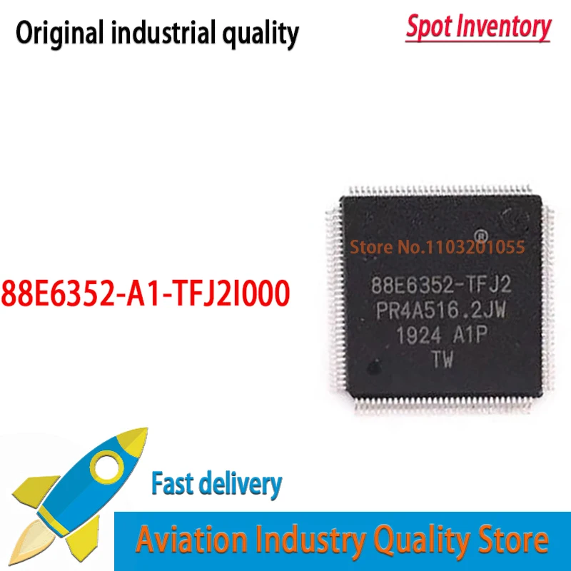 1~10PCS  New Original 88E6352-A1-TFJ2I000 88E6352-A1 88E6352-TFJ2 TQFP128  IC