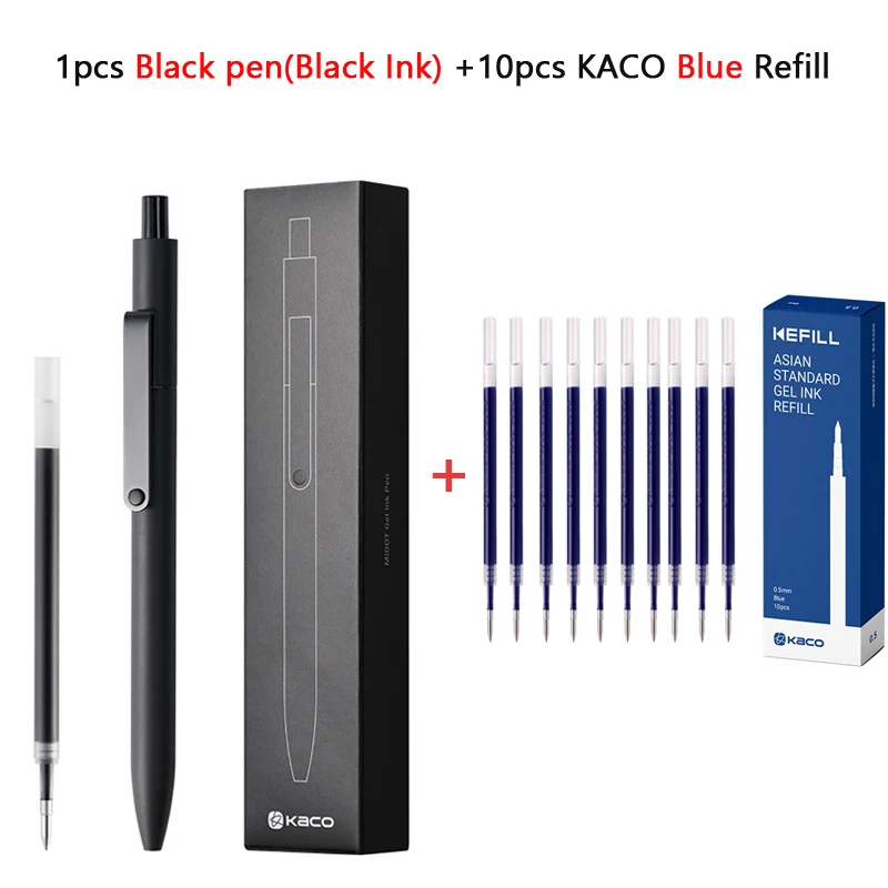 KACO 0,5 mm MIDOT Gel-Tintenstifte, schnell trocknender, glatter Druck-Schreibstift, hohes Volumen zum Aufnehmen von Prüfungen, Bewertung von Hausaufgaben, Papiere