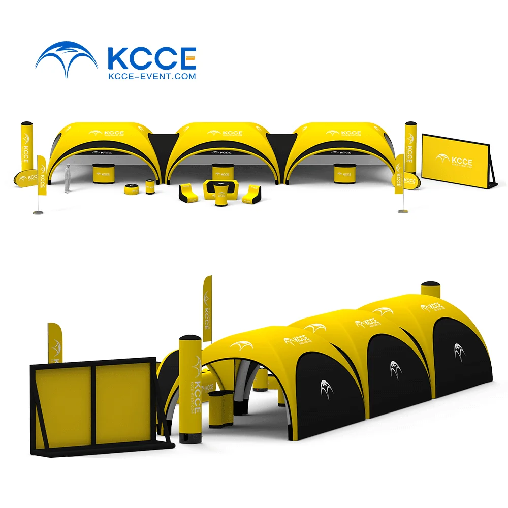 Easy Set up Sun Protection Lightweight Portable Modular Inflatable Dome Tent Custom Outdoor Advertising Shelter Tent for Events