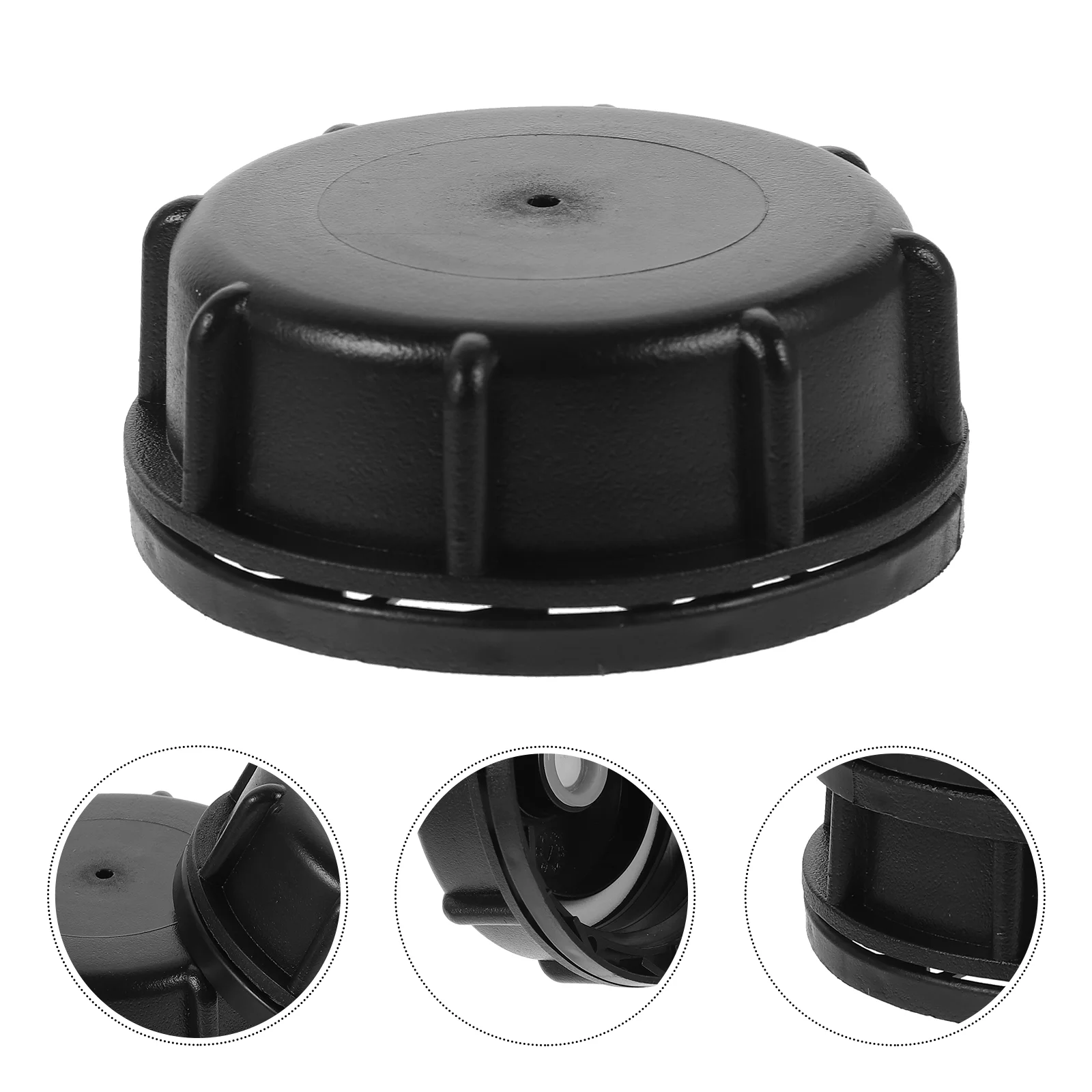 6 Pcs Stacking Bucket Lid Gas Can Cap Replacement Outer Diameter Caps Coarse Thread Rubber Solid