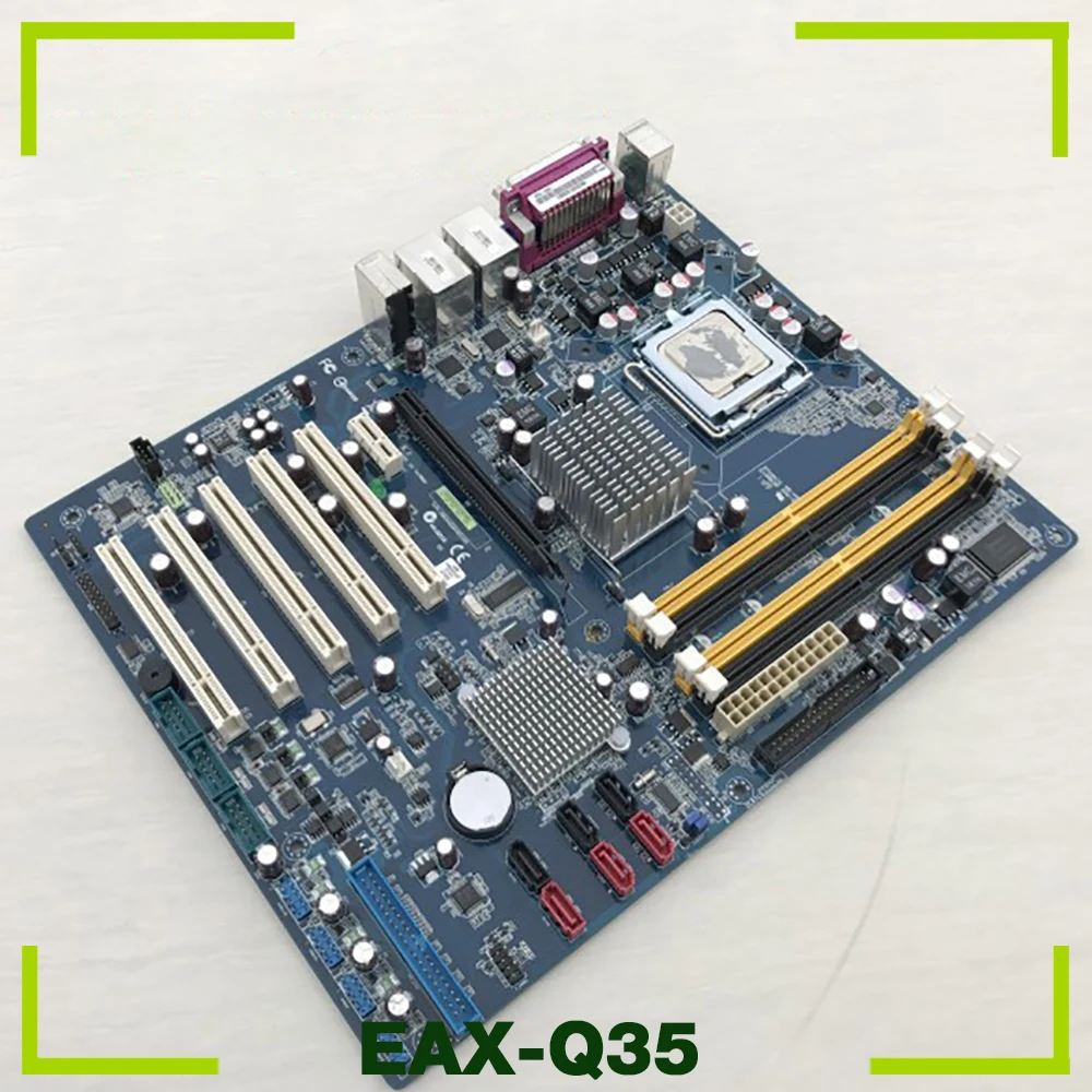 Industrial Computer Equipment Motherboard Dual Network Port 5 PCI Motherboard EAX-Q35