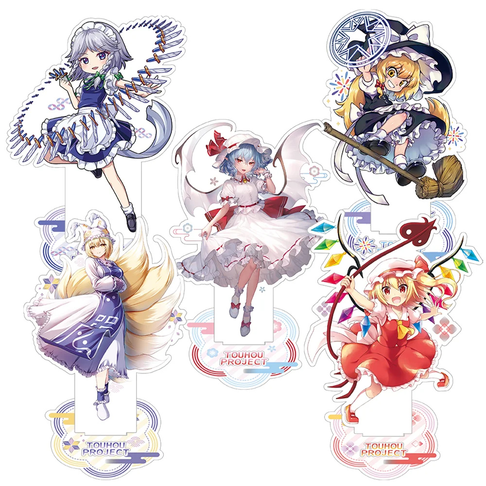 Marisa Kirisame Sakuya Izayoi Remilia Scarlet Flandre Scarlet Ran Yakumo Yukari Yakumo Acrylic Stand Acrylic Keychain Fans Gifts