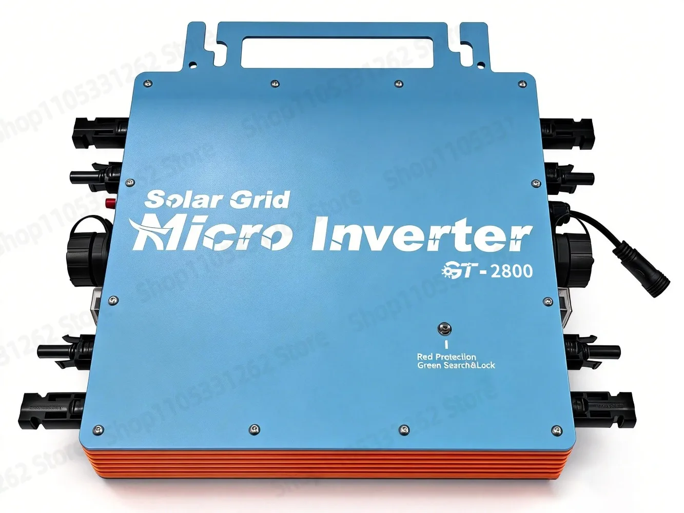 High Power Micro Inverter 2800W Grid Tie Anti-Reverse, Smart WiFi Monitoring 36V Battery Ready for Balcony Rooftop Solar