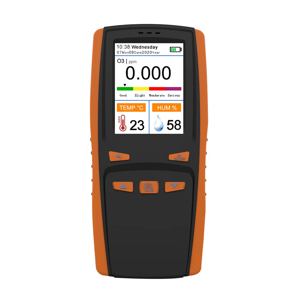 Portable Air Quality Ozone(O3) Gas Detector Temperature & Humidity Tester Meter Office, Indoor, Outdoor (OEM Packaging Available