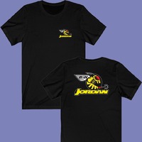 Jordan Racing Team Men T-shirt American Oversized Short-sleeved Men's and Women's Fashion Street Hip-hop Rock Top