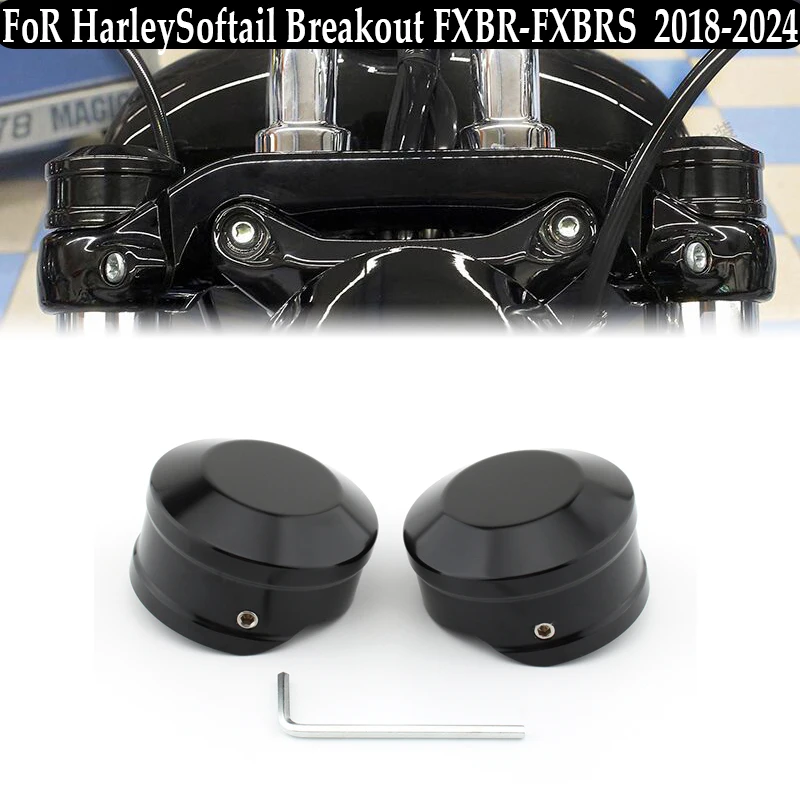 

FoR Harley Softail Breakout FXBR FXBRS 2018-2024 Аксессуары для мотоциклов Верхние передние колпачки вилки