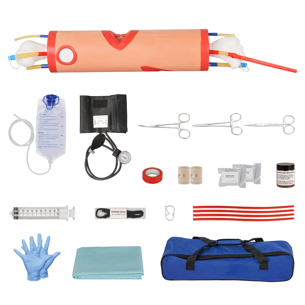 Ultrassist Complete Stop The Bleed Training Kit Bleeding Control Wound Packing Simulator for EMT Students Trauma Care Practice