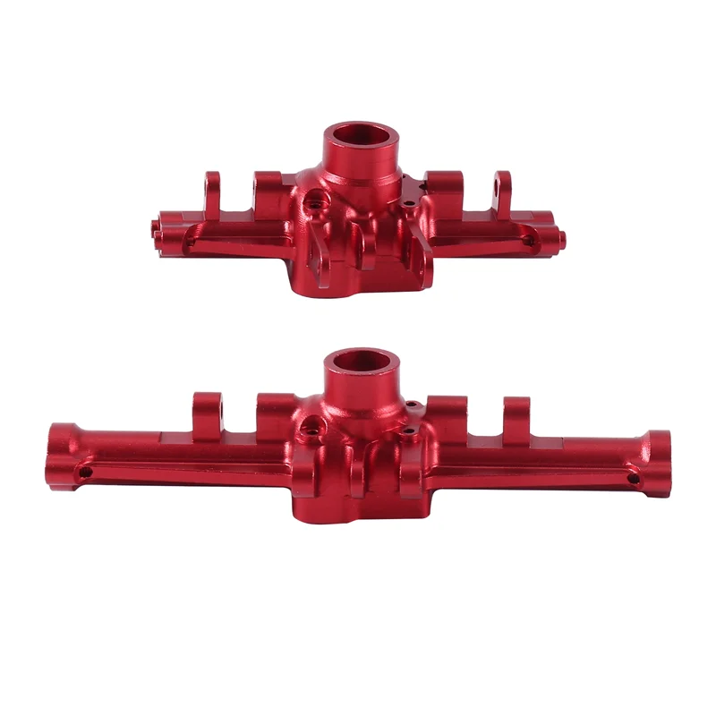 

【Flash Sale】2Pcs Metal Front And Rear Axle Housing With Brass Axle Cover For Traxxas TRX4M 1/18 RC Crawler Car Upgrade Parts