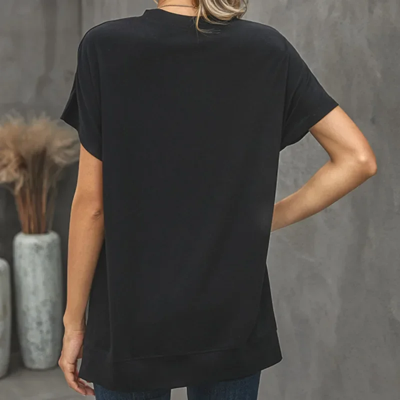 2024 New Summer Women High Quality Cotton Tshirts Fashion Causal Slim Ladies Tshirts