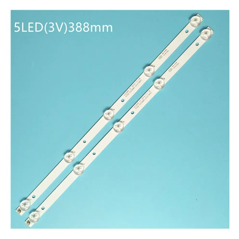 

40Pcs x 24 inch 23.6'' LED Backlight Strip for TV K236WD 4708-K236WD-A1213K01 24J1000 5-LEDs