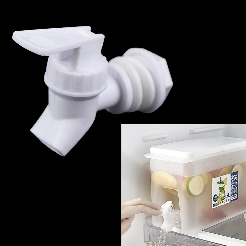 1Pcs White Grain Leak Proof Faucet Water Tap Glass Wine Bottle Jar Barrel Water Faucet With Filter Wine Valve Water Dispense