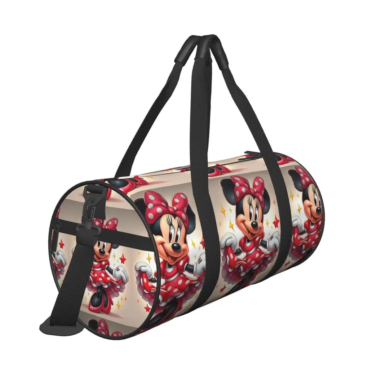 Minnie Mouse 3d Printed Travel Bag Large Capacity Sport Bags Waterproof Couple Custom Gym Bag Training Novelty Fitness Bag