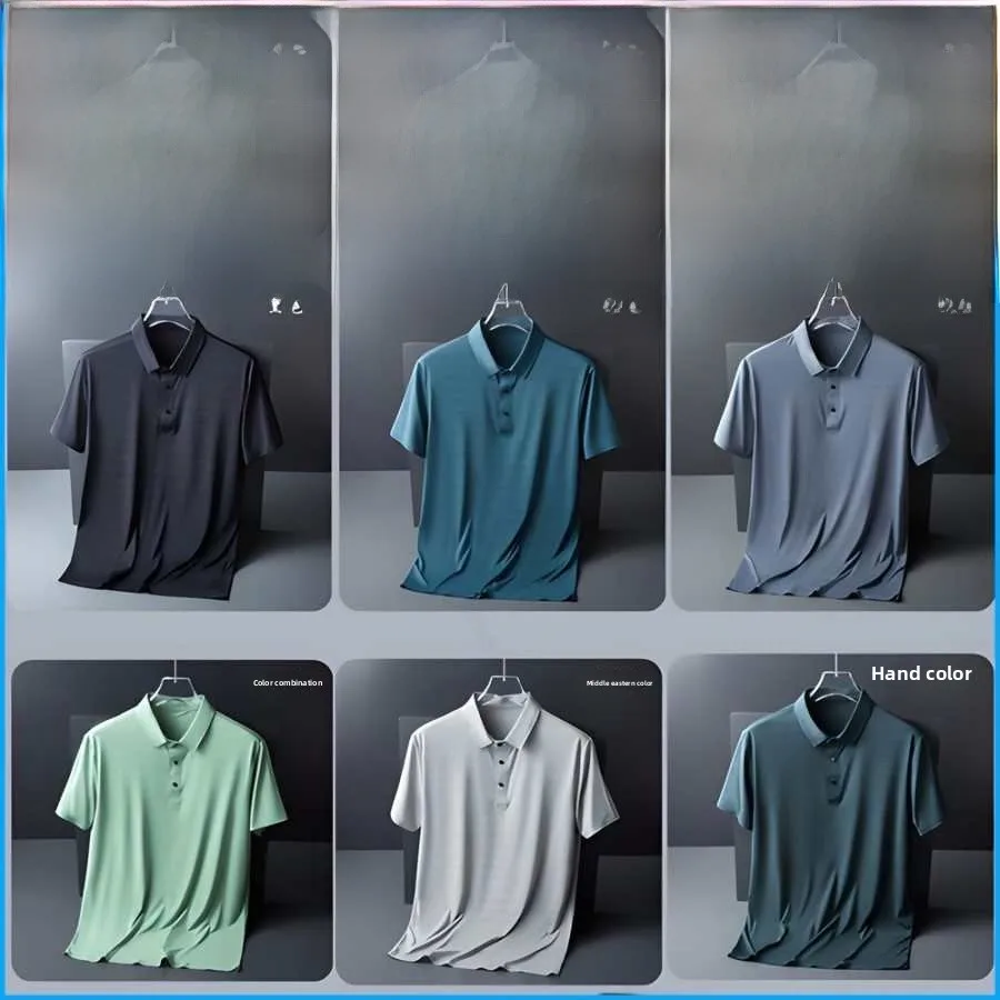 Busin-T-Shirt für Herren, hohe Seidenstreifen, Sl-Overall, Stand-Passform, Baumwolle, 00 % Ice Sensation ort Sve, Reißverschluss