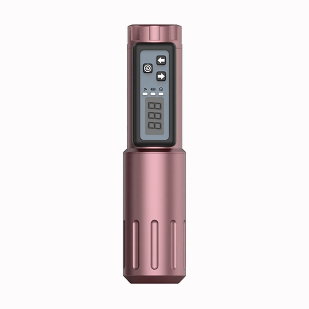 CNC New Professional Wireless Rotary Tattoo Machine pink 2000mAh  Battery Tattoo Pen cordless tattoo pen oem