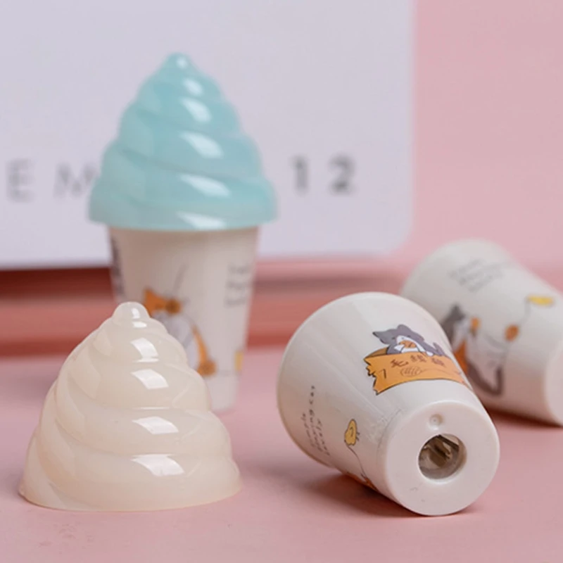 Mini Gọt Bút Chì Có Nắp 1 Lỗ Mài Cho Bé Trai Bé Gái Trang Sức Giọt