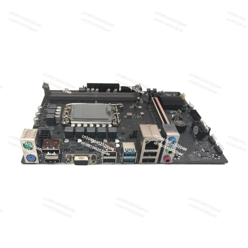 H610 M4 Desktop Computer Main Board DDR4 Memory LAG1700 Pins Cpu I5 12400F/12100