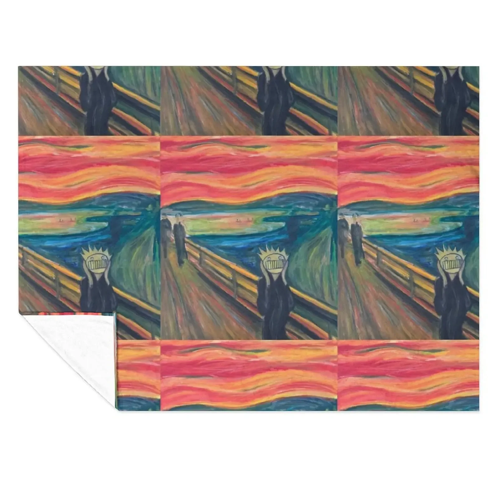 

The Scream, or The WEEN Throw Blanket Cute Plaid Thin Luxury St anime Blankets