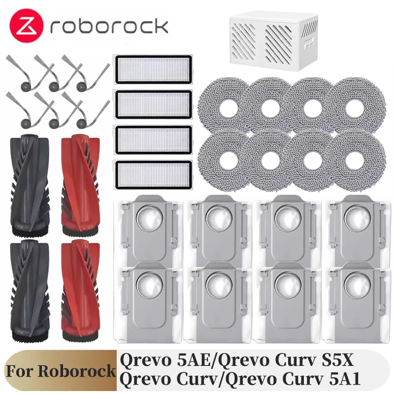 

Комплект для Roborock Qrevo 5AE / Qrevo Curv / Qrevo Curv S5X / Qrevo Curv 5A1