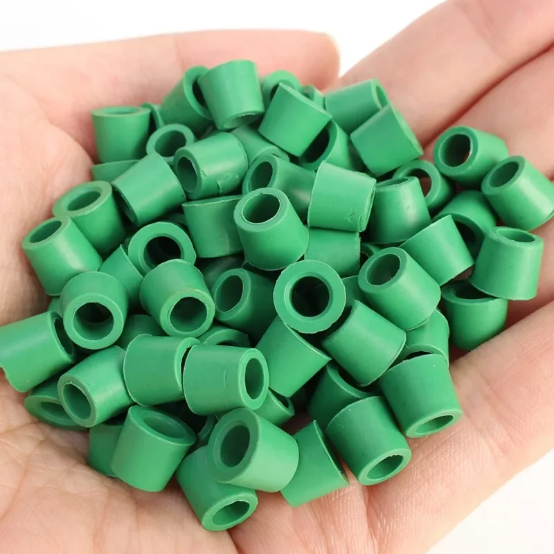 Verde aria condizionata 100/50 pz 1/4 \'\'tubo di ricarica 1/4\'\' guarnizione valvola collettore riparazione guarnizione Kit accessori auto di ricambio