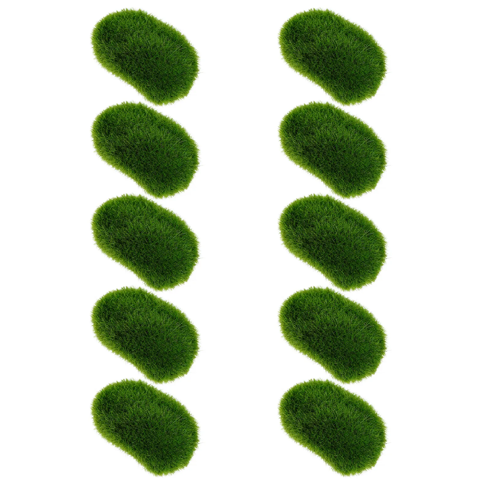 

20pcs Artificial Moss Rocks Realistic Faux Moss Stones for Home Decor Potted Plants and Crafting Lifelike Simulation for Indoor
