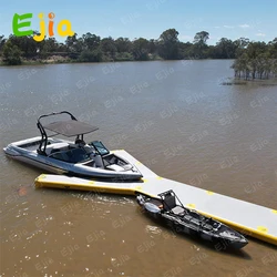 Inflatable Y-Shaped Dock Platform for Jet Skis, Boats & Yachts – Durable Inflatable Floating Dock with Non-Slip EVA Surface