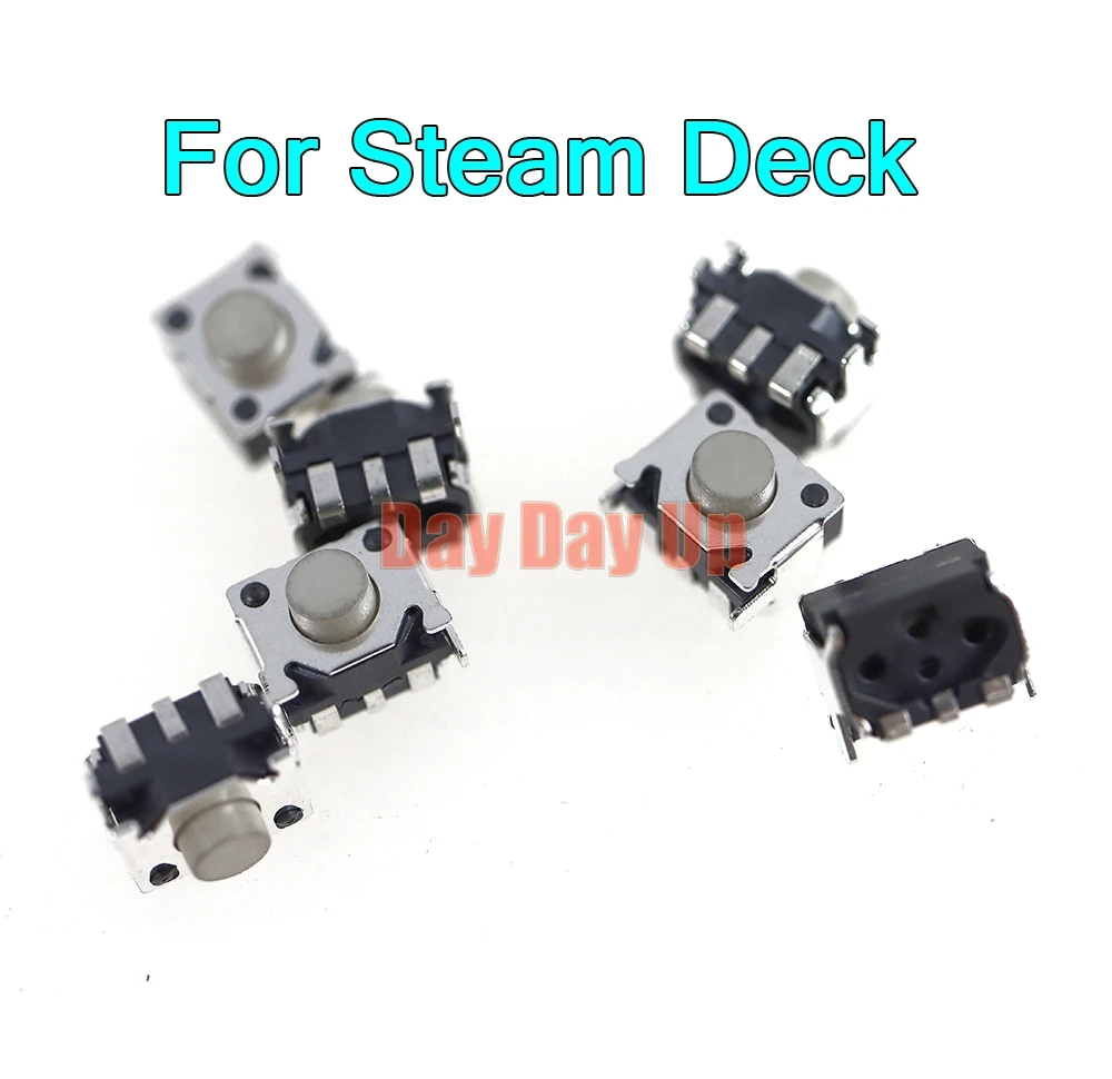 Kit de reparación de llaves de gatillo de hombro, botón izquierdo y derecho, microinterruptor L R, accesorios de repuesto para cubierta de vapor, 3 uds.