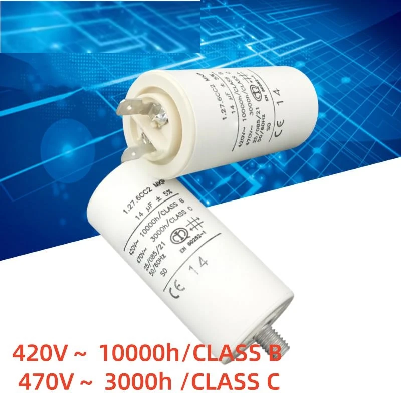 

1PCS A V 1.27.6CC2 MKP 420V 14uF Start Capacitor