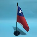 Black plastic pole