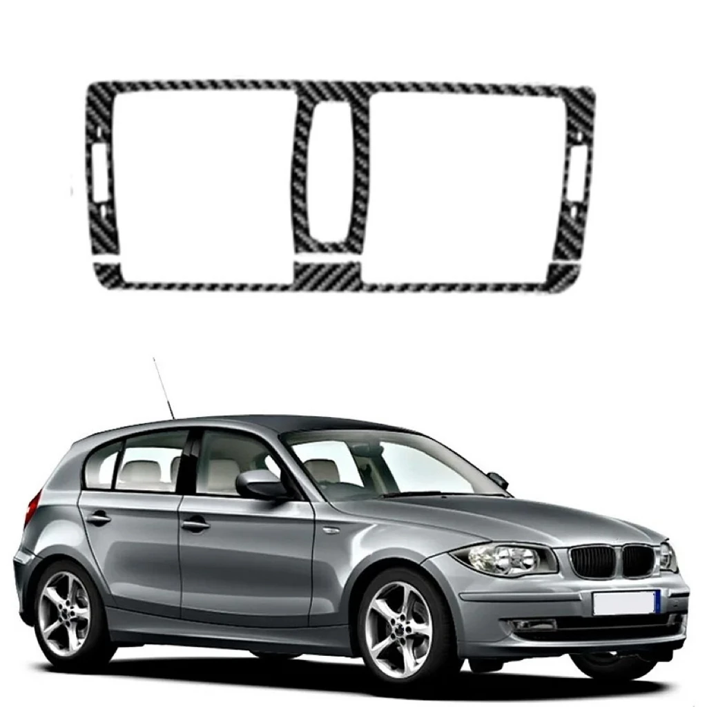 

Fit For BMW 1 Series E81 E82 E87 E88 2008-2013 Auto Carbon Fiber Interior Sticker Central Air Vent Outlet Trims Accessoire