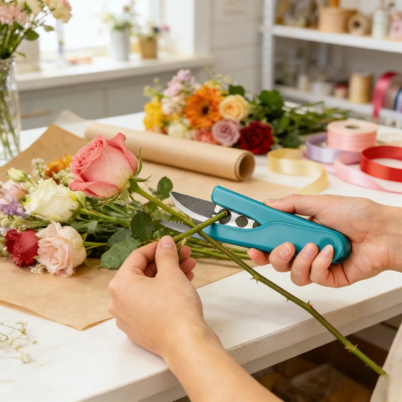 1PC Rose Thorn Stripper Plier for Flower Stem Leaf Removal - Efficient Safety Metal Gardening DIY Florist Hand Tool