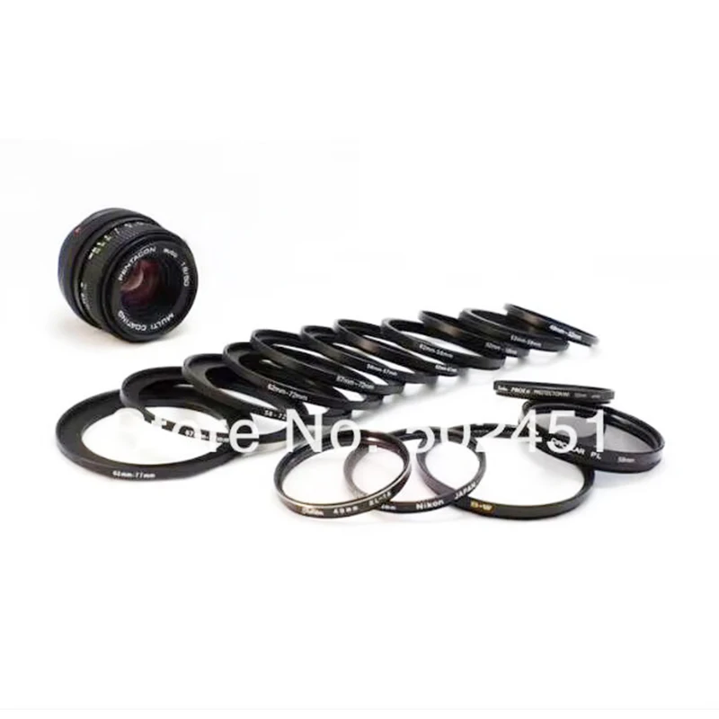 NEW 25mm-37mm BLACK Aluminum metal selling 25-37 mm 25 to 37 25mm to 37mm Step Up Ring Filter Adapter PROMOTION HOT Wholesale!!!