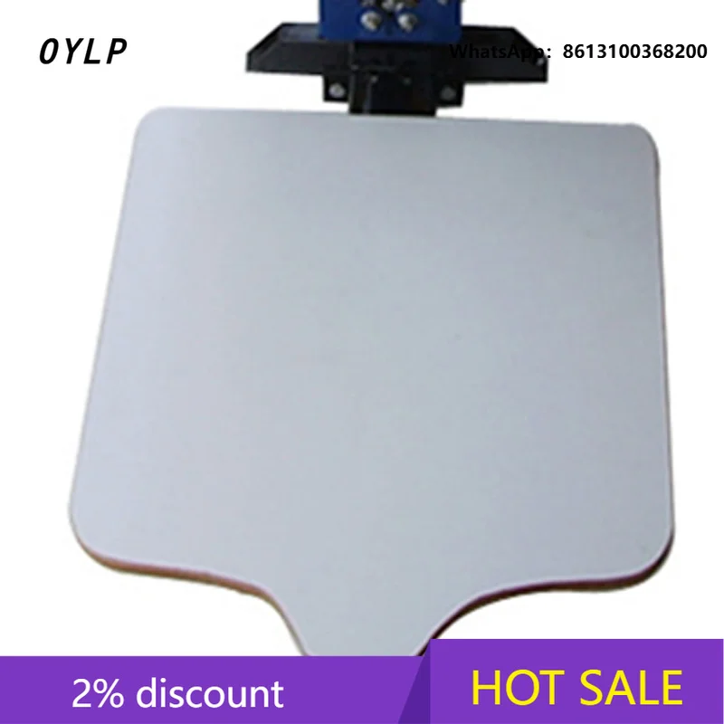OYLP Manual Screen Printing Machine Simple 4-Color 2-Position Screen Printer Desktop T-Shirt Printing Machine Manual Printing Ma