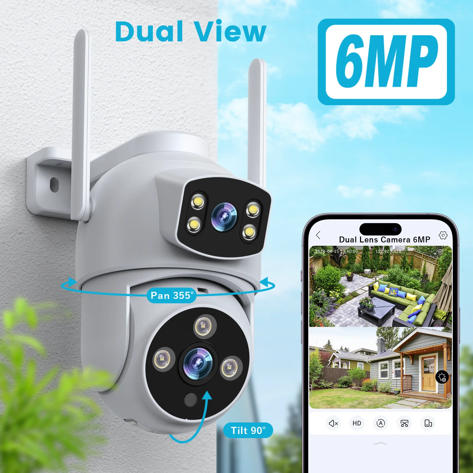 6MP Dual Lens Wifi … - image