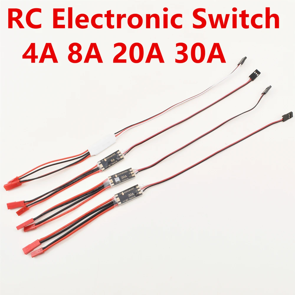 4A 8A 20A 30A RC Electronic Switch Safe-protection RemoteControlled AUX on/Off for Car Truck Boat LED Light Drone Battery3.7-28V