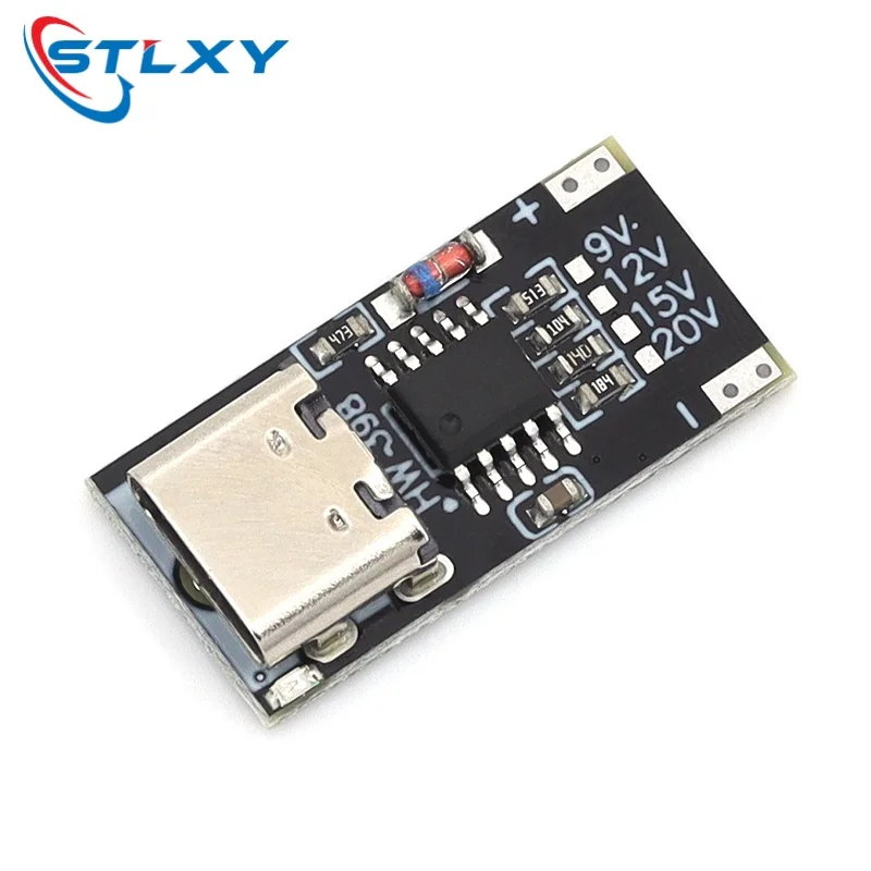 Stlxy-Type-C USB Boost Power Replacement Module PD2.0 PD3.0 Fast Charging Trigger Polling Detector Charger Board Tool 9V 12V 15V