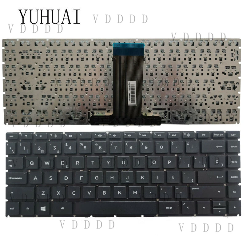 l-スペイン語-ラテン語キーボード-hp-14-bf-14-be-14s-be-14-bc-14s-bc-240-g6-245-246-g6用