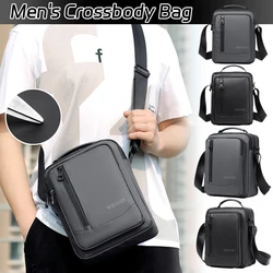 Mens Crossbody Bag Leisure Anti Splash Shoulder Bag Business Messenger Bag Large Capacity Outdoor Waterproof Storage Handbag