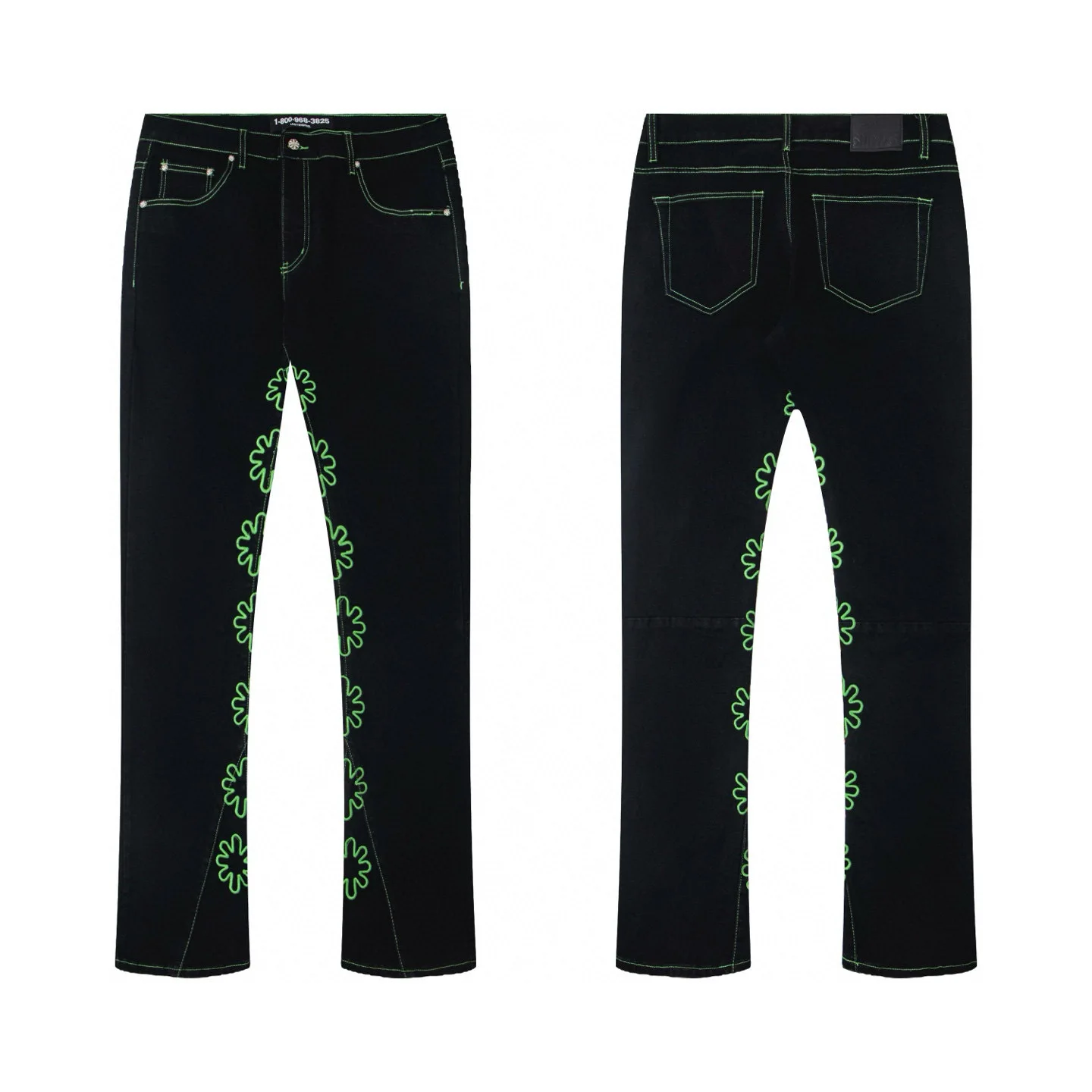Euro-american Trend LOSTSHDWS JEANS High Quality Logo Embroidery Print Simple Fashion Lost Shdws Denim Pants