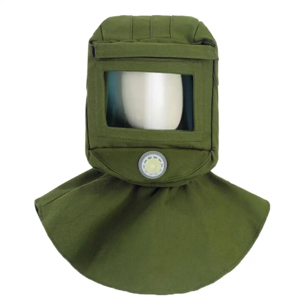 Thicken Hood Canvas Cap Large Viewing Vent Design for Dust