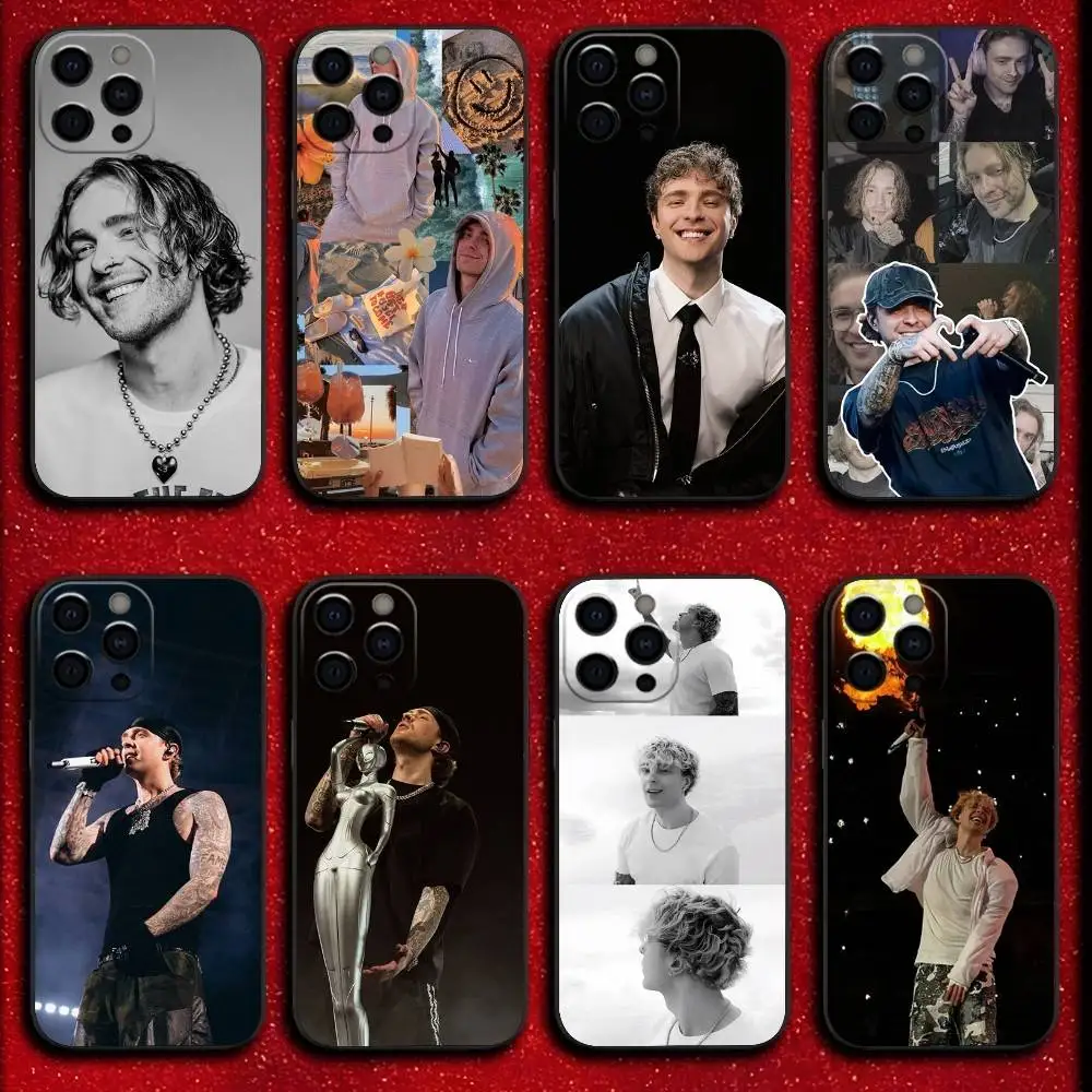 

E-Egor Singer K-Kreed Phone Case For iPhone 17,16,15,14,13,12,11,Pro,Max,Plus,E,SE4,Air,Mini Black Cover