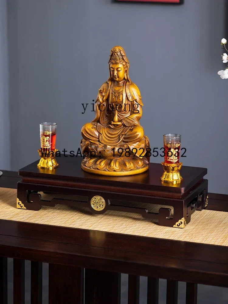 

X4 table Buddhist platform household incense case base raised Buddha statue small bracket new Chinese casket