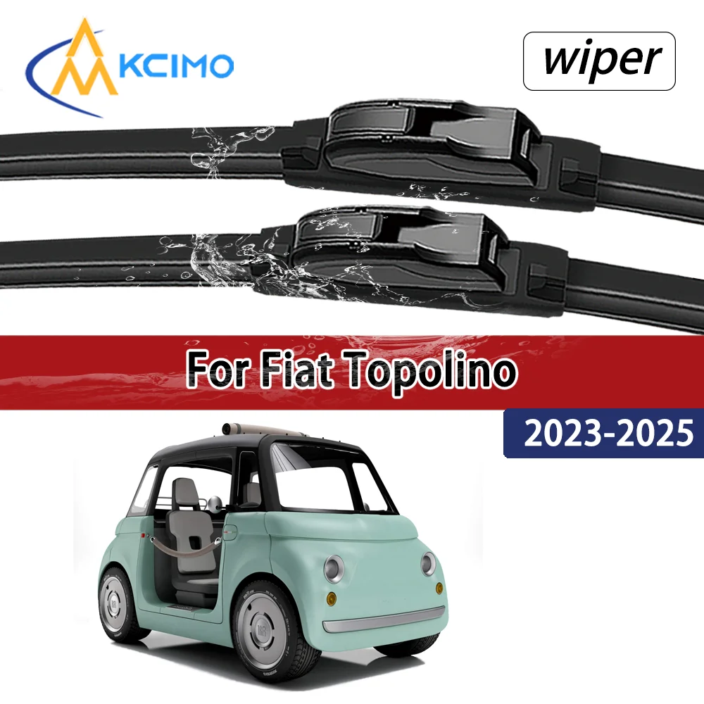 

For Fiat Topolino 2023-2025 2024 Premium Compatible Durable Silent Front Wiper Blades Car Windscreen Auto Window Accessories