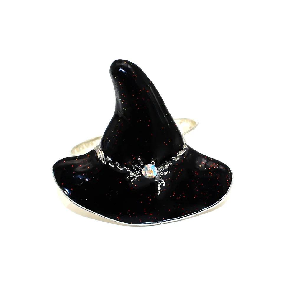 Halloween Witch Hat Napkin Ring Buckles For Halloween Party Dinnig Table Decoration Home Thanksgiving Napkin Holder Table Decor
