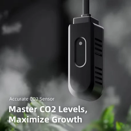 Genius Grow System Sensor Pro Kit with CO2 Sensor and Pa Meter for Optimizing Grow Tent Grow Chamber
