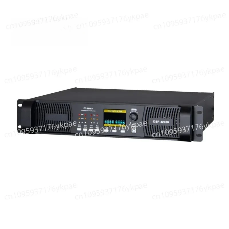 Power Amplifier/4-channel 2000W/Class D/RS485 Control Interface/KTV, Stage, Home Theater, Bar Club Power Amplifier